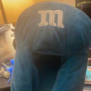 I'm selling some lightly used M&M slippers